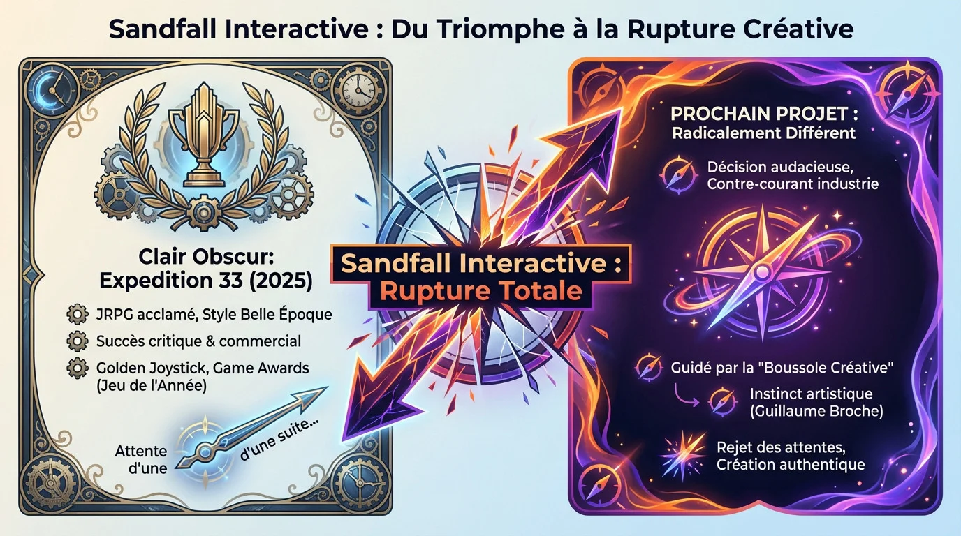 Sandfall Interactive : du succès de Clair Obscur à la rupture créative du prochain jeu