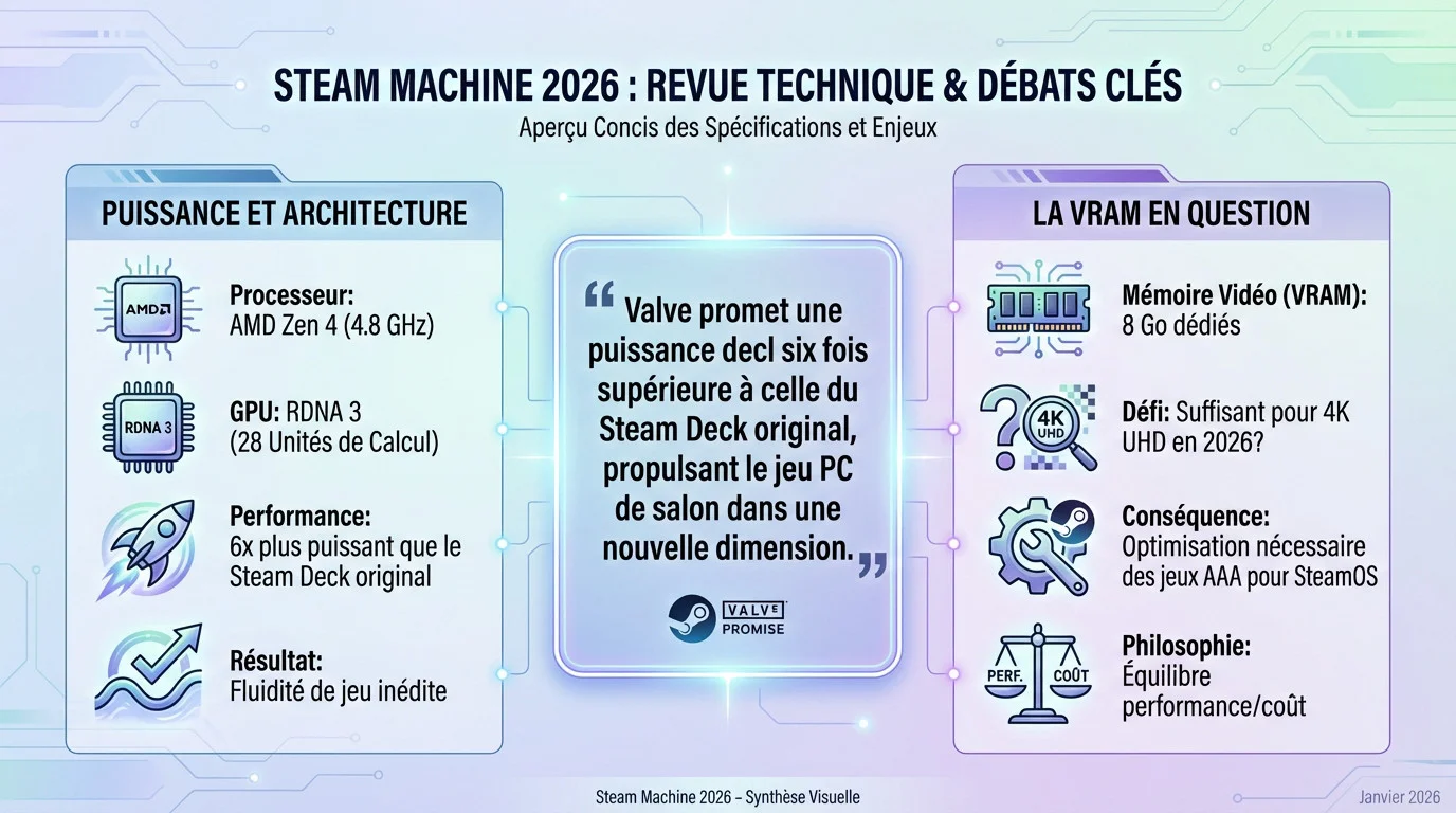 Analyse des performances de la Steam Machine 2026