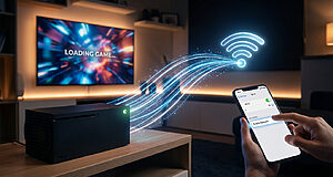 Connexion sans fil de la console au smartphone