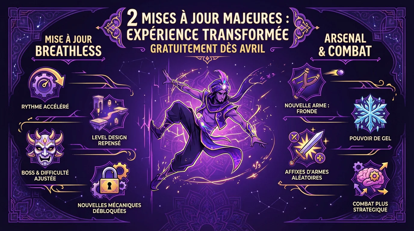 Mise à jour gratuite Rogue Prince of Persia 2026