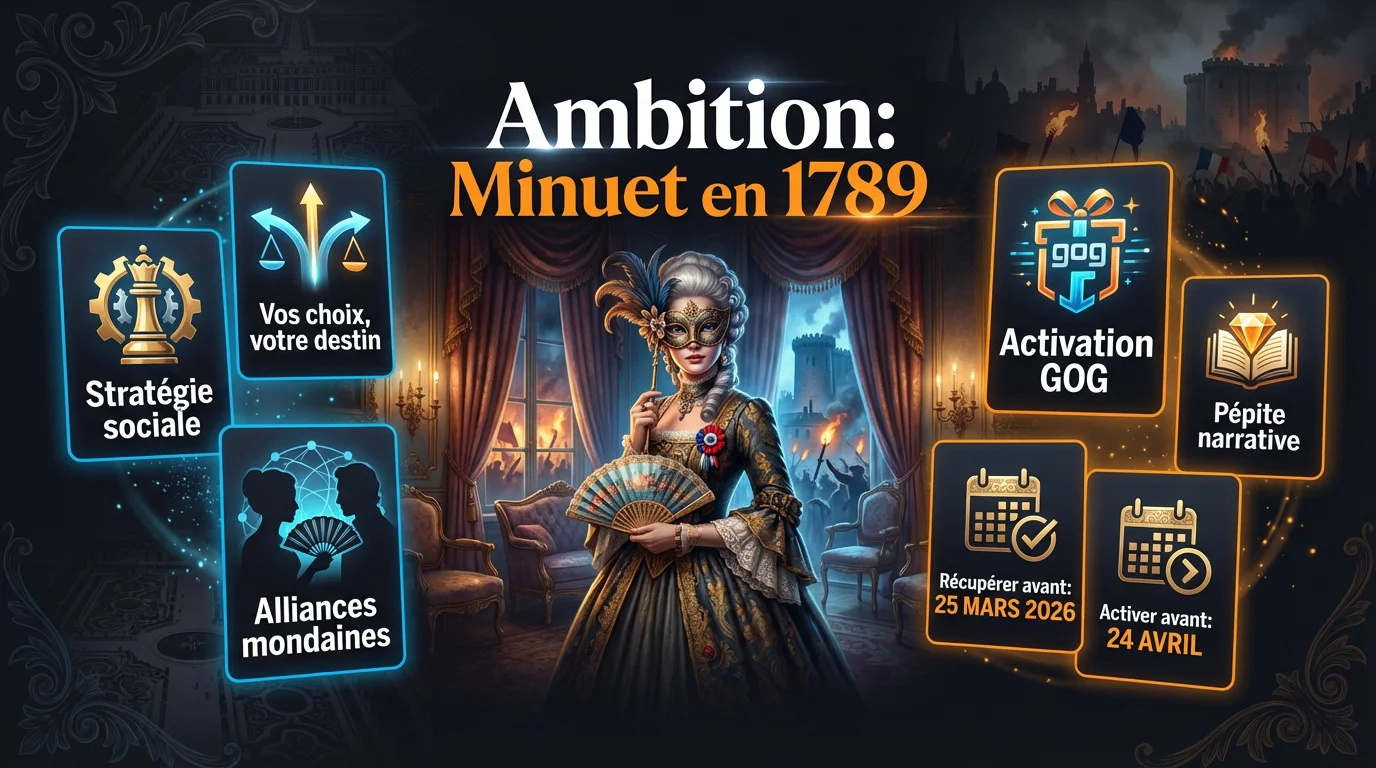 Aperçu du jeu de stratégie Ambition A Minuet in Power se déroulant à Paris en 1789