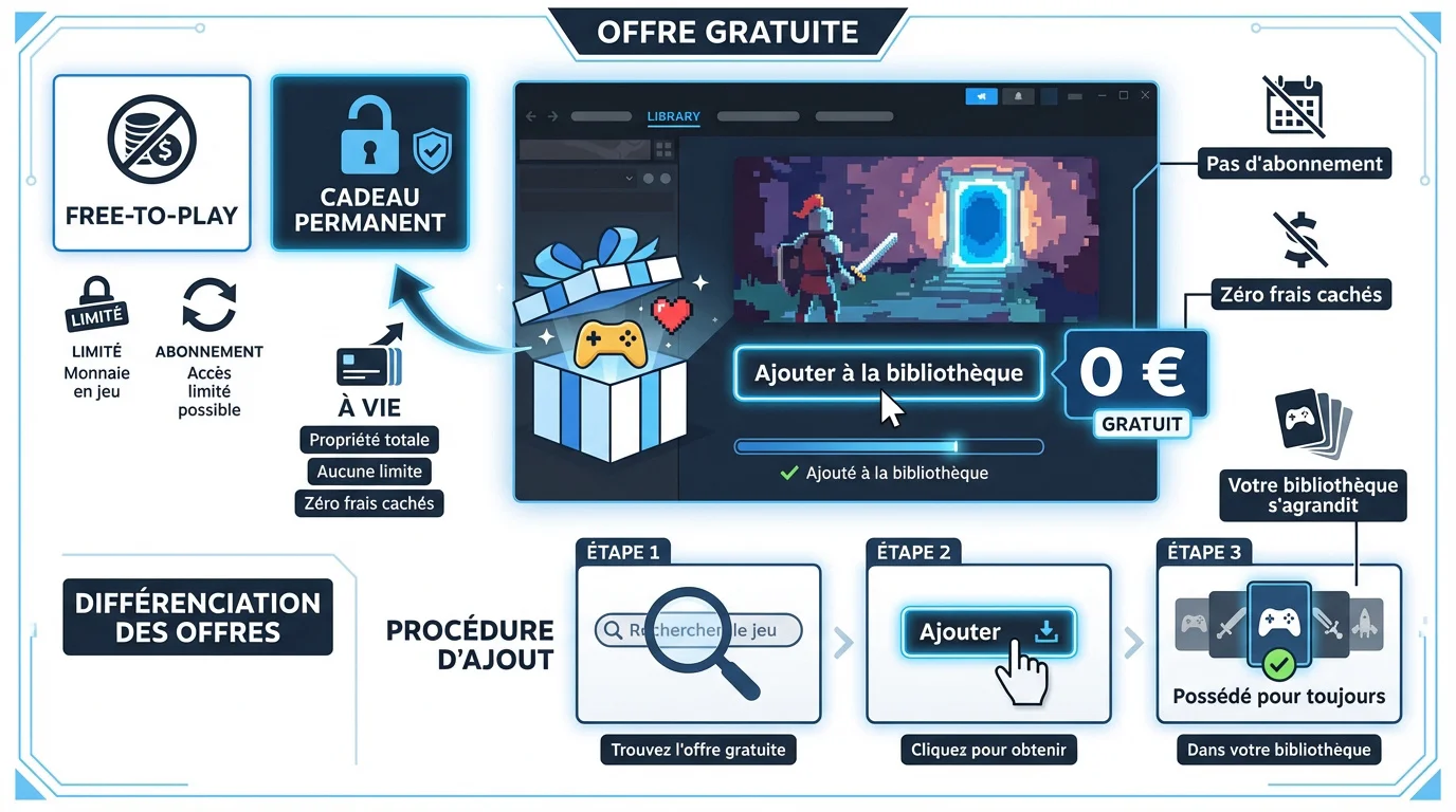 Sélection de cinq jeux gratuits à conserver définitivement sur Steam