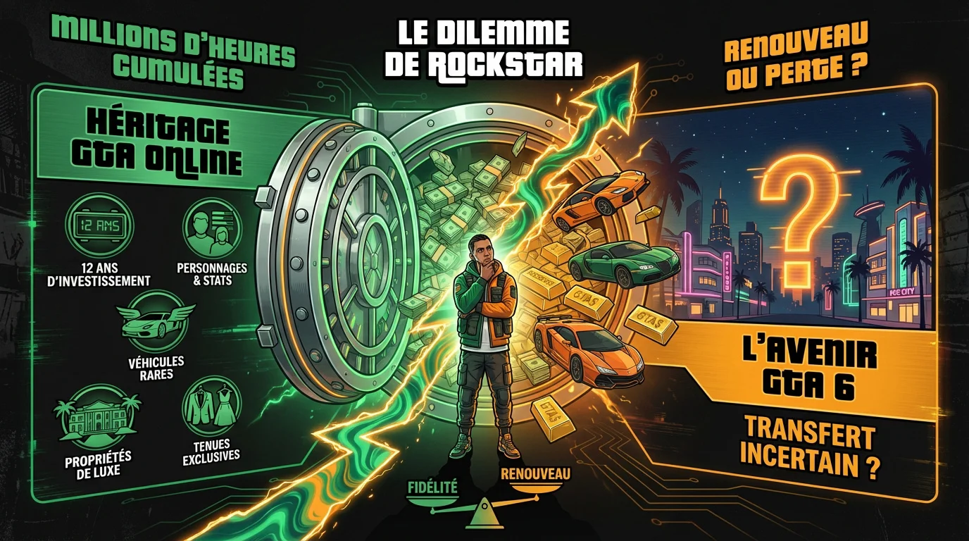 Le dilemme de Rockstar concernant le transfert de compte vers GTA 6