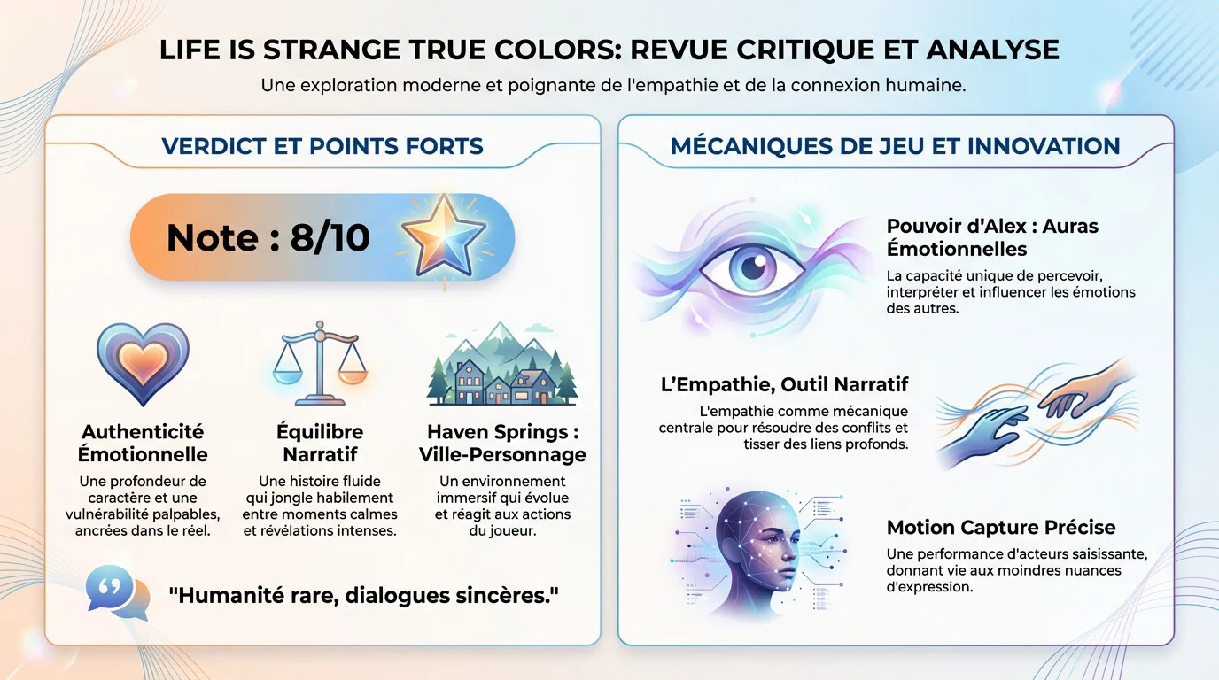 Analyse du test de Life is Strange True Colors et avis de la rédaction