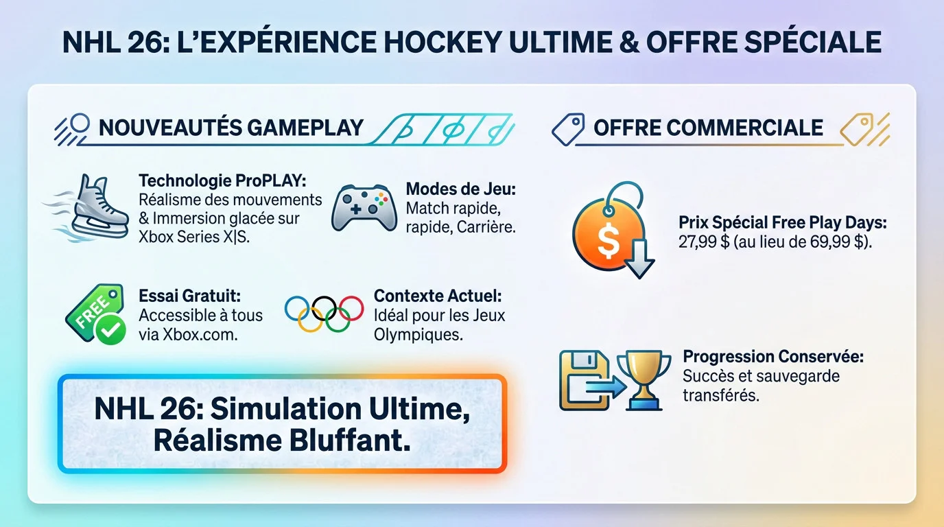 NHL 26 experience hockey ultime et promotion spéciale
