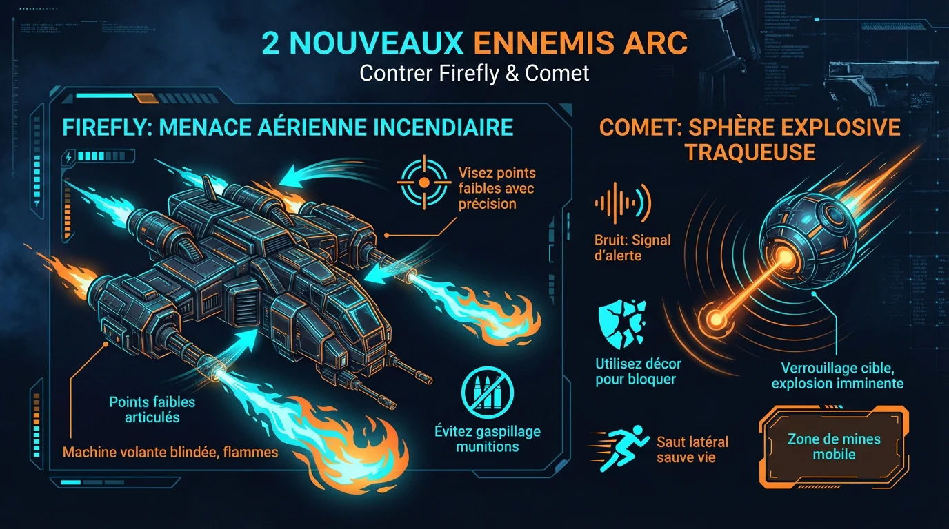 Nouveaux ennemis ARC Firefly et Comet dans la mise à jour Shrouded Sky de ARC Raiders