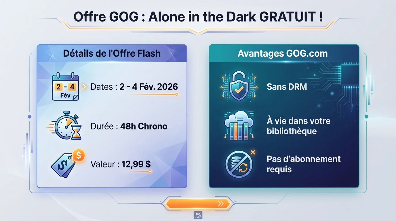 La trilogie Alone in the Dark offerte gratuitement sur GOG pendant 48 heures