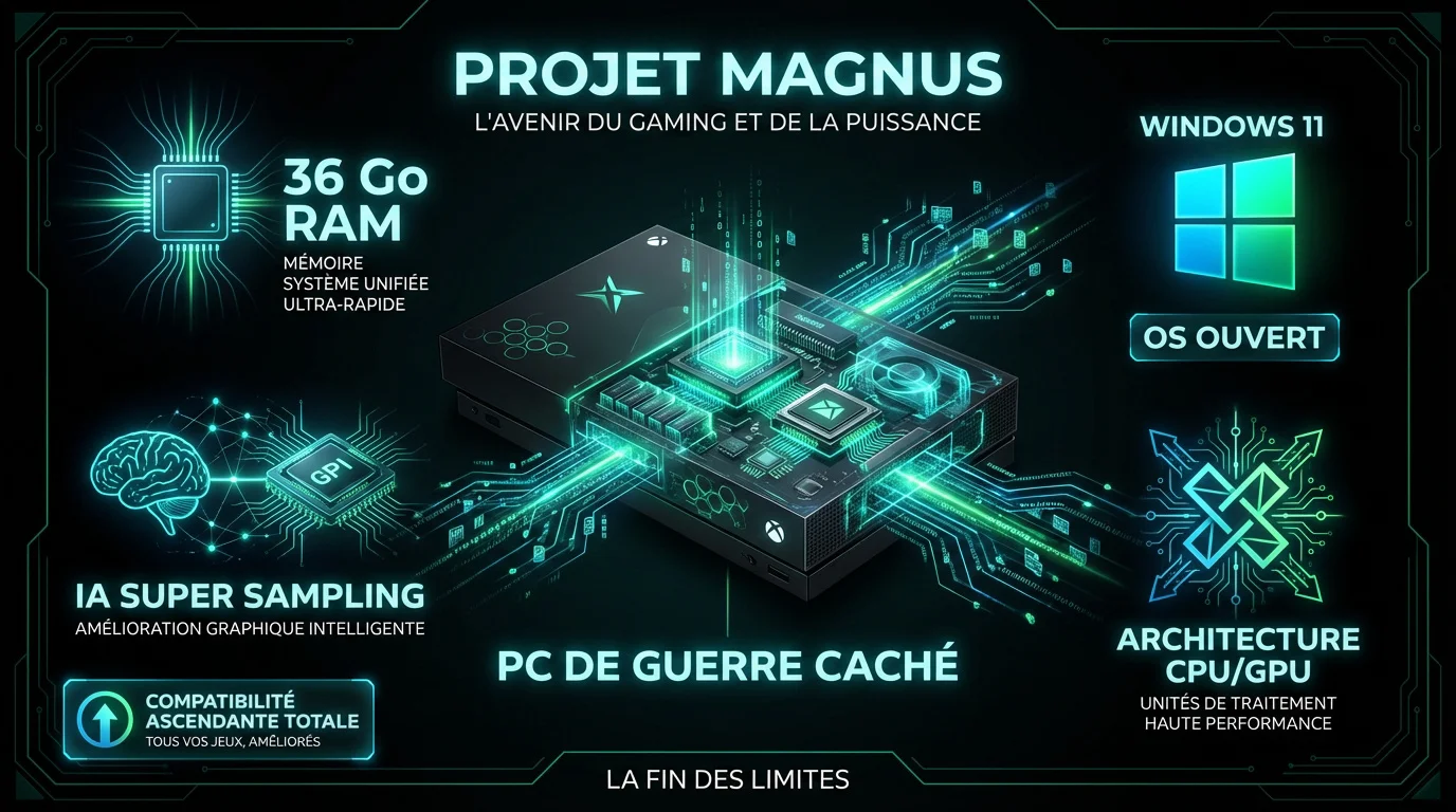 Aperçu technologique du Projet Magnus Xbox