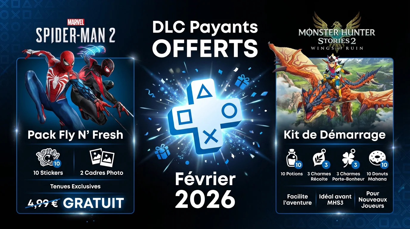 Contenu additionnel PlayStation Plus février 2026