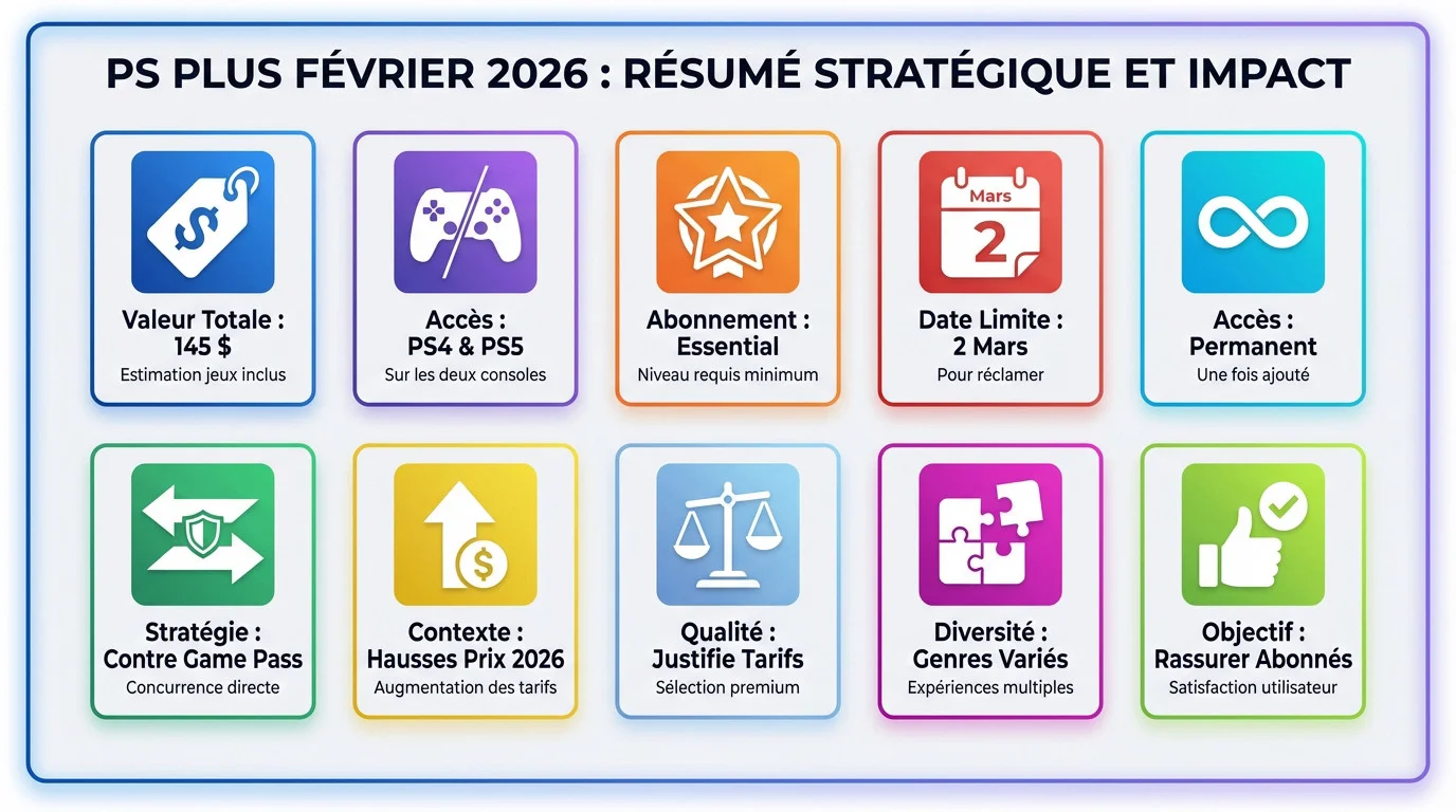 Aperçu des jeux PlayStation Plus de février 2026 incluant Undisputed et Subnautica Below Zero
