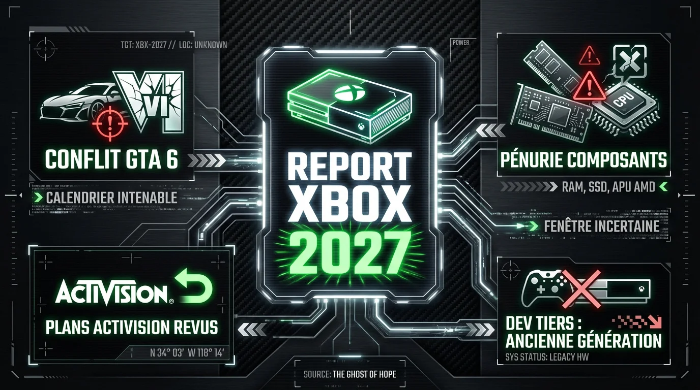 Report de la console Xbox et impact sur Call of Duty 2027