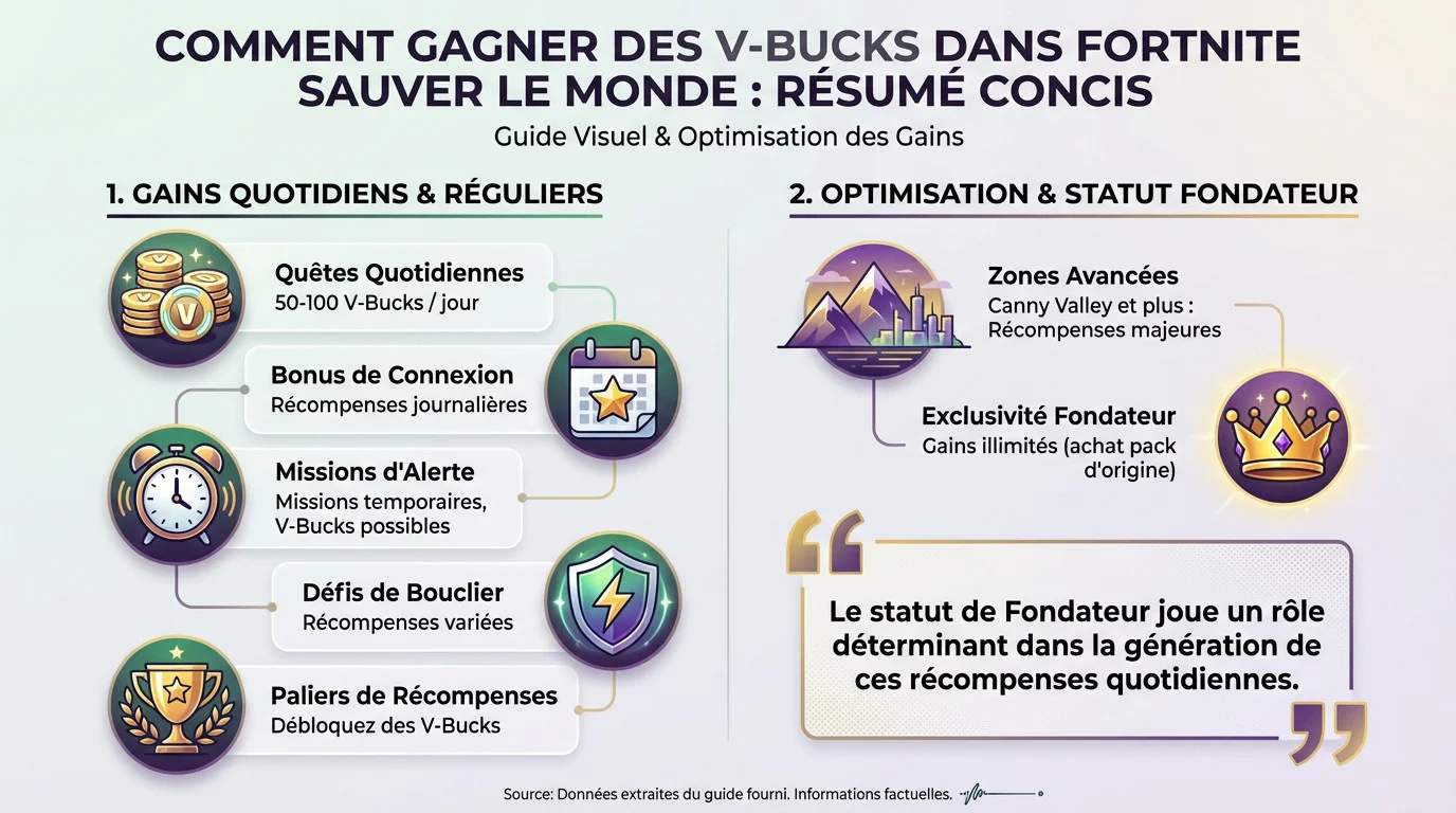 Astuces pour gagner des V-Bucks dans Fortnite Sauver le Monde