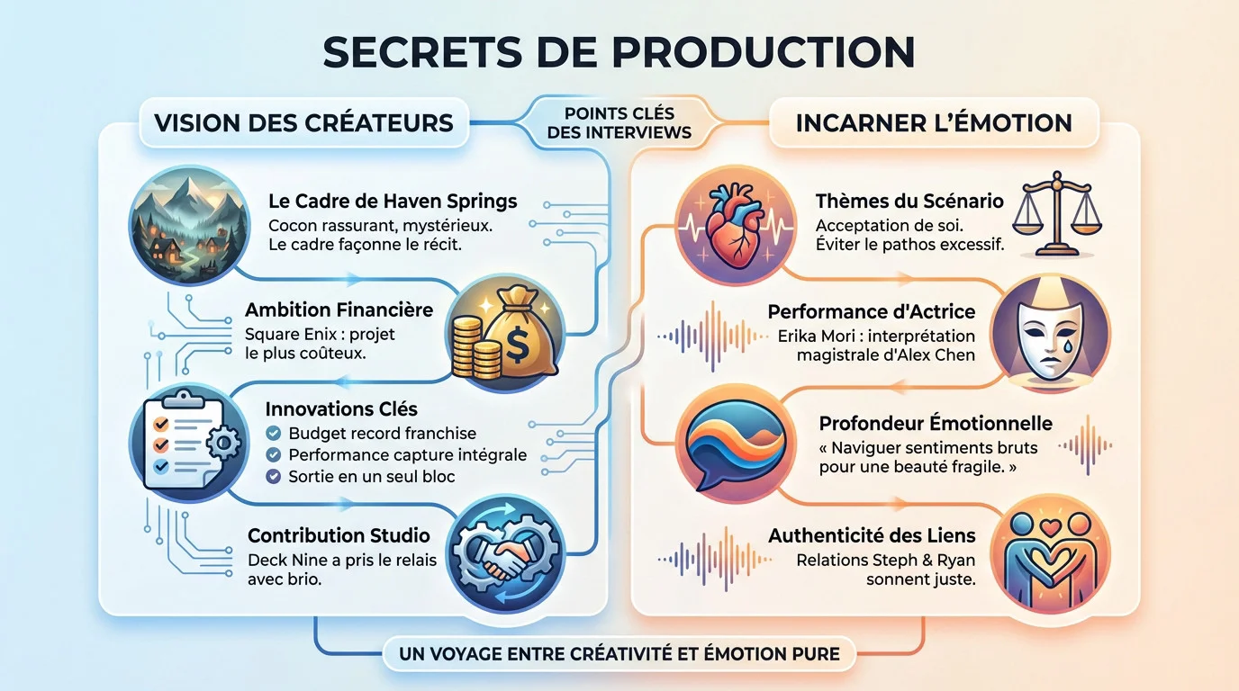 Coulisses de la production de Life is Strange True Colors montrant la performance capture