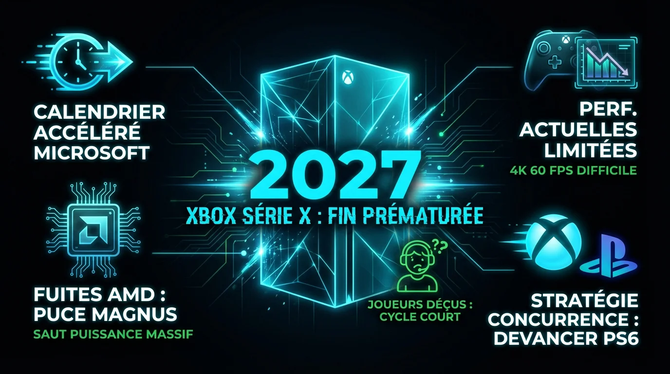 Illustration de la future console Xbox prévue pour 2027