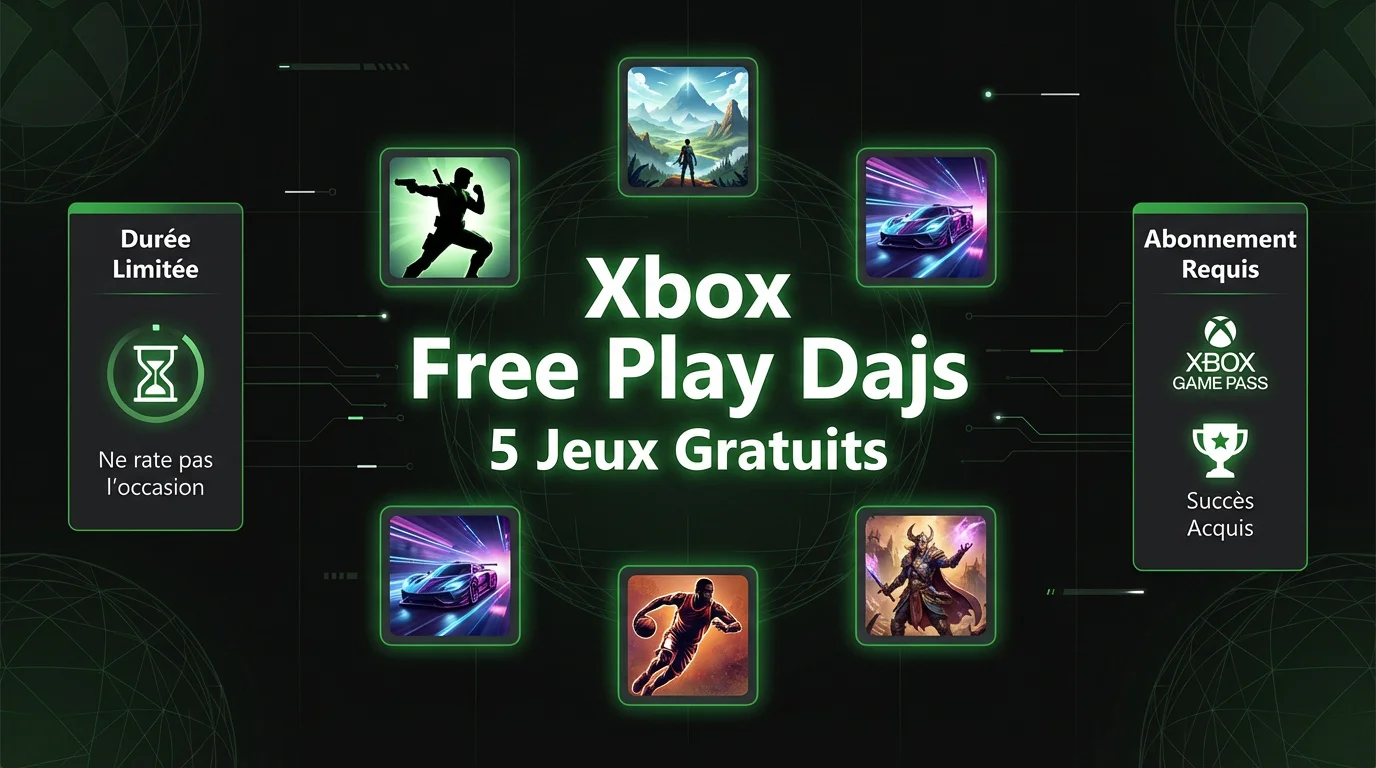 Sélection de jeux Xbox Free Play Days incluant Battlefield 6
