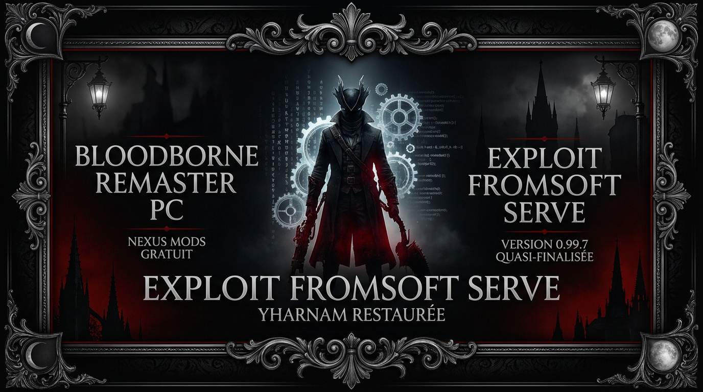 Aperçu du remaster non officiel de Bloodborne sur PC