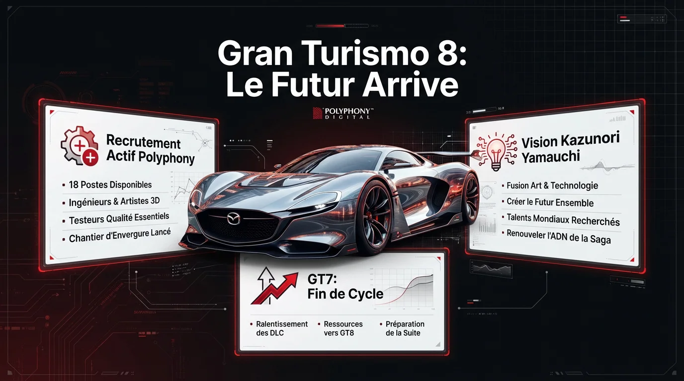 Annonce du développement de Gran Turismo 8 par Polyphony Digital