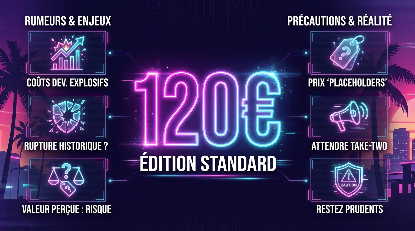 Analyse du prix potentiel de 120 euros pour GTA 6 sur PlayStation