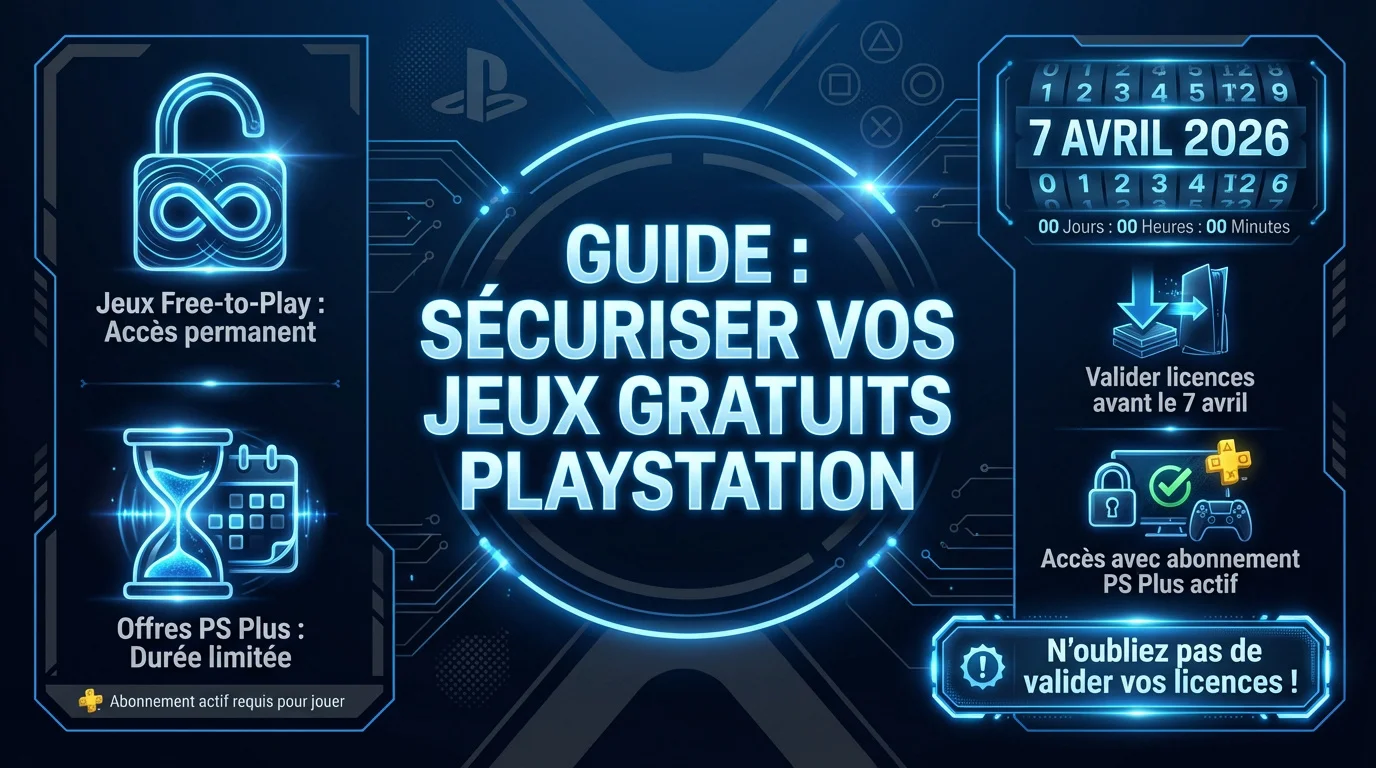 Guide pour obtenir les jeux gratuits PlayStation Plus de mars 2026