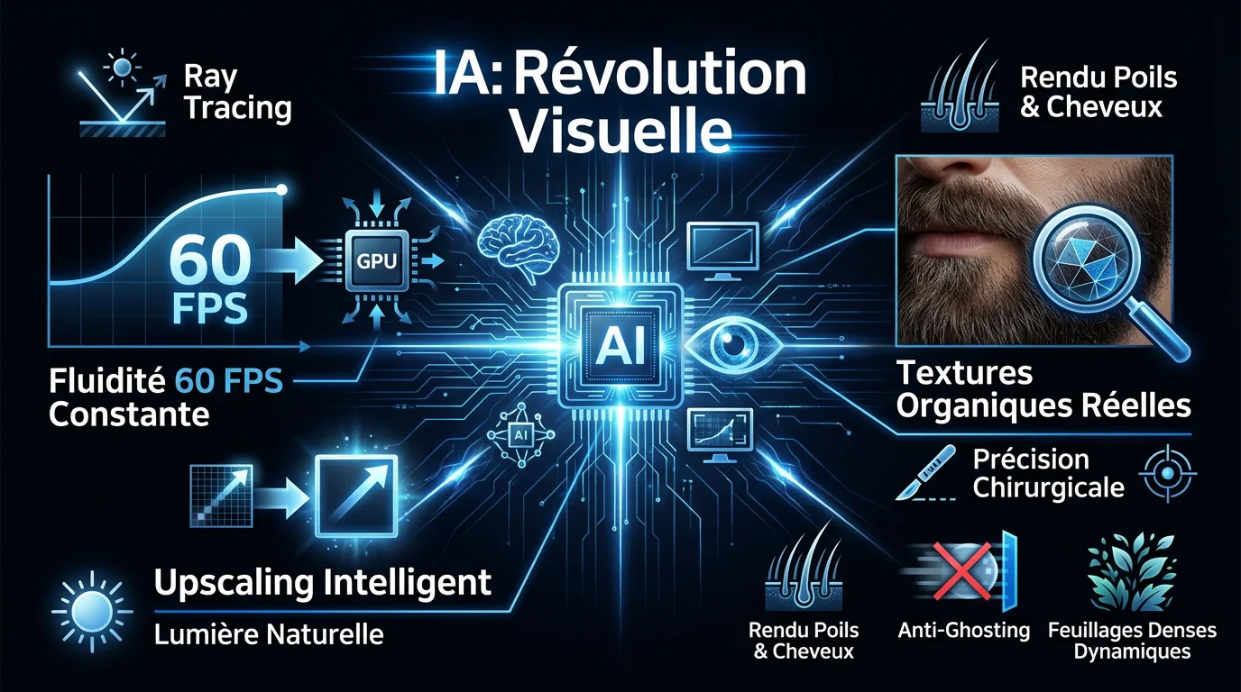 Amélioration graphique PS5 Pro via intelligence artificielle PSSR