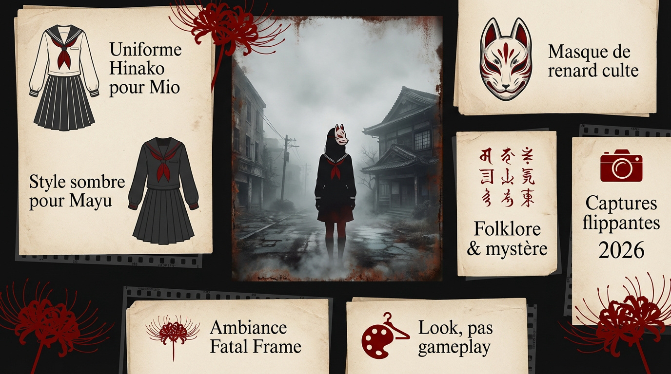 Infographie horreur japonaise Fatal Frame