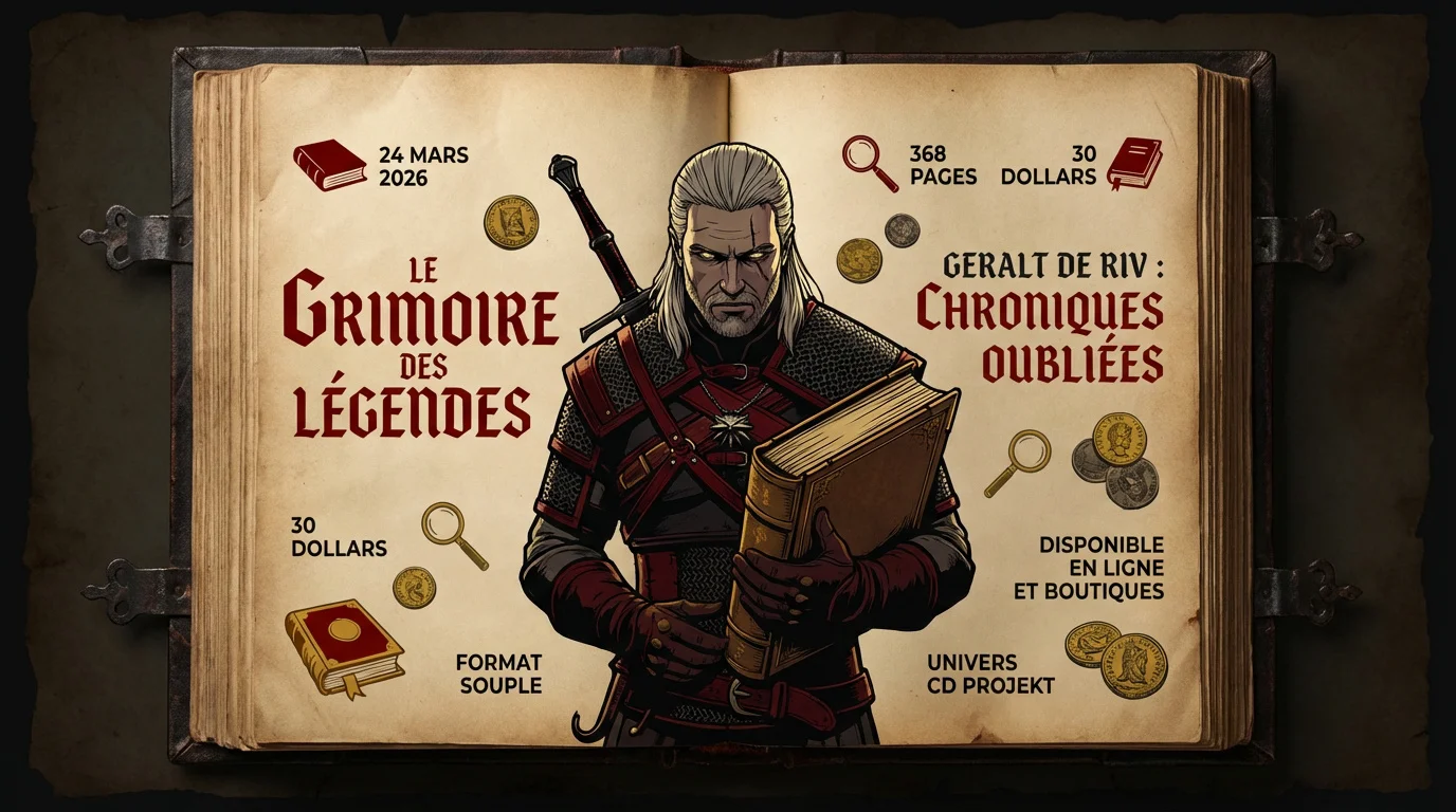 Illustration de l'univers fantastique de The Witcher avec Geralt de Riv