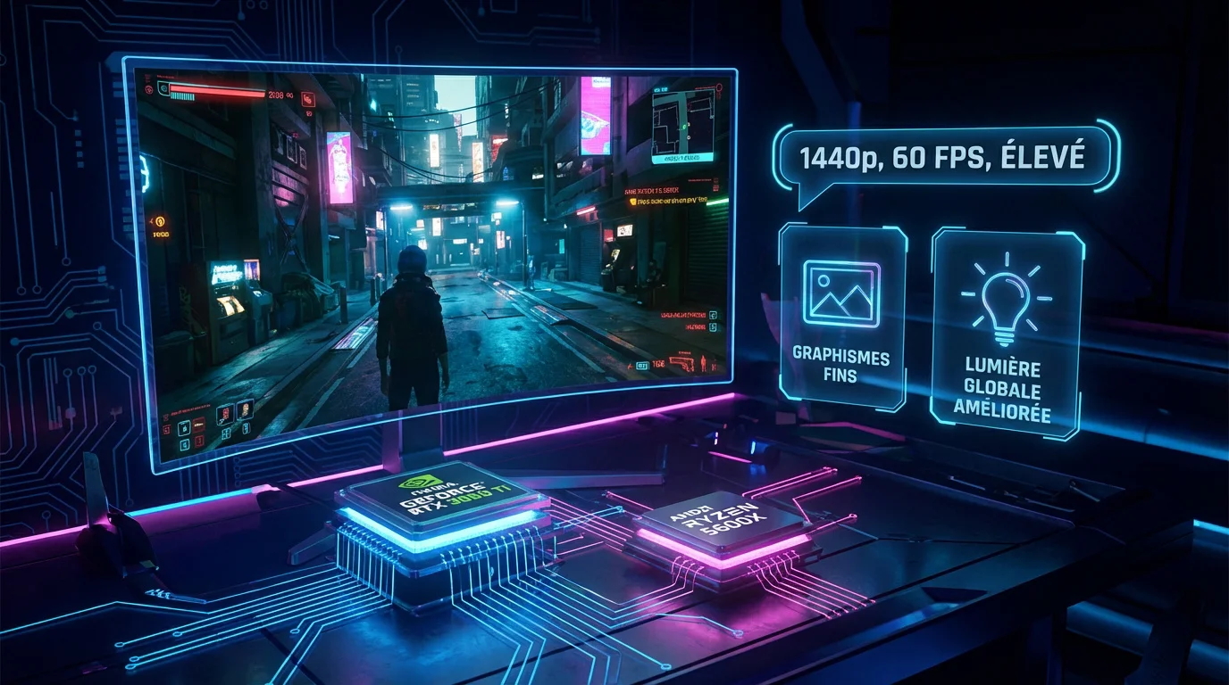 Setup PC gaming haute performance pour Forza Horizon 6 en 1440p