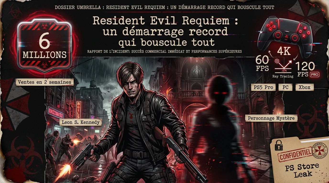 Resident Evil Requiem bat des records de ventes mondiaux