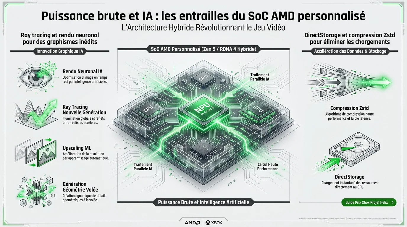 Architecture du SoC AMD personnalisé pour le Project Helix de Xbox