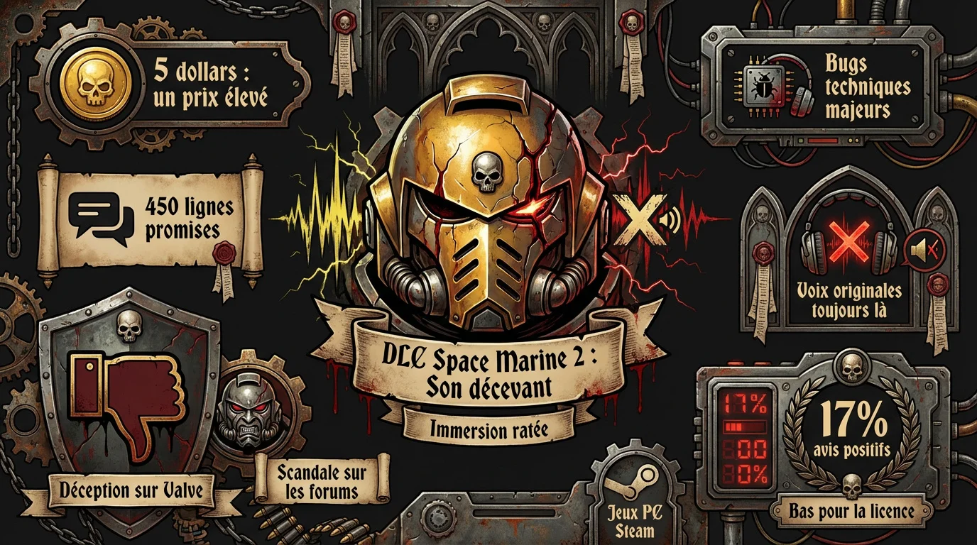Illustration du DLC de voix décevant pour Space Marine 2