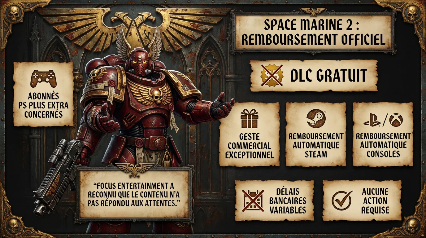 Annonce officielle du remboursement Space Marine 2
