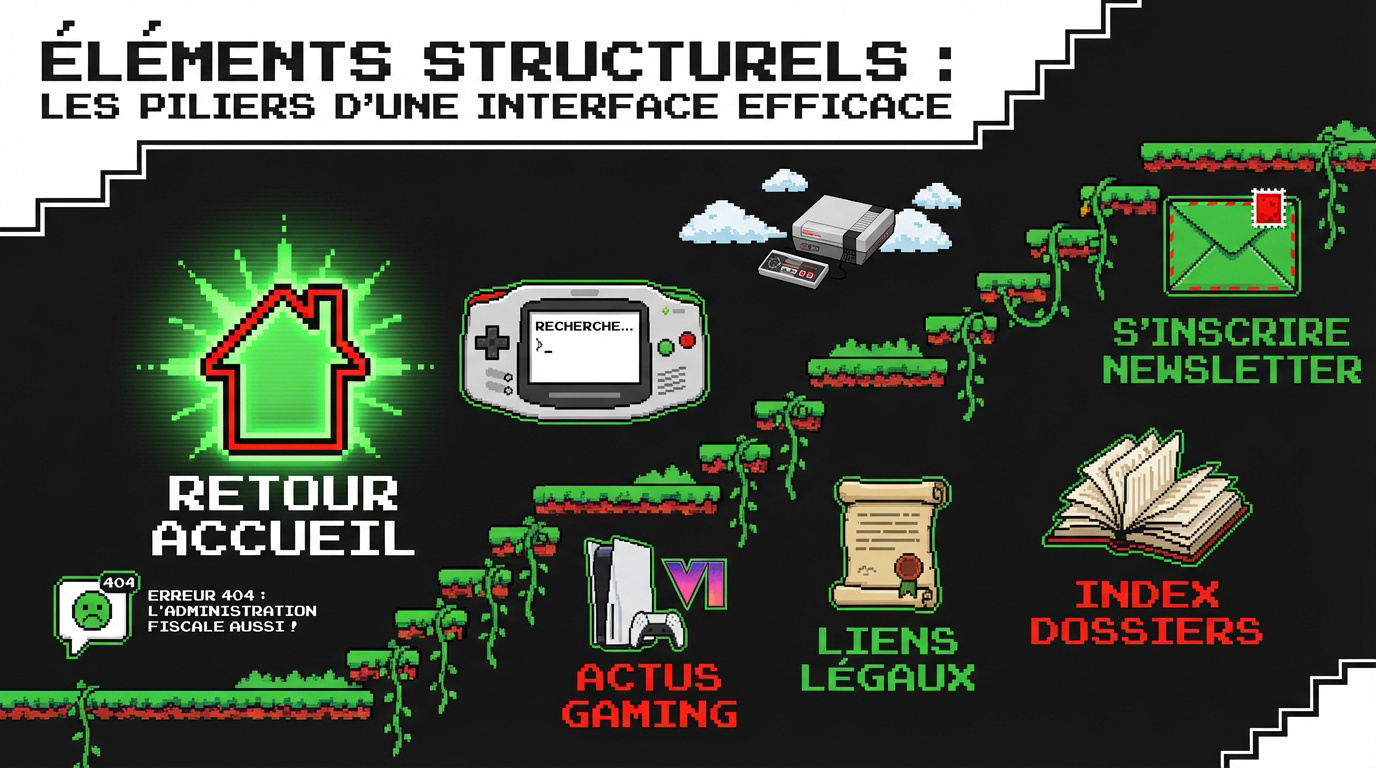 Piliers d'une interface gaming