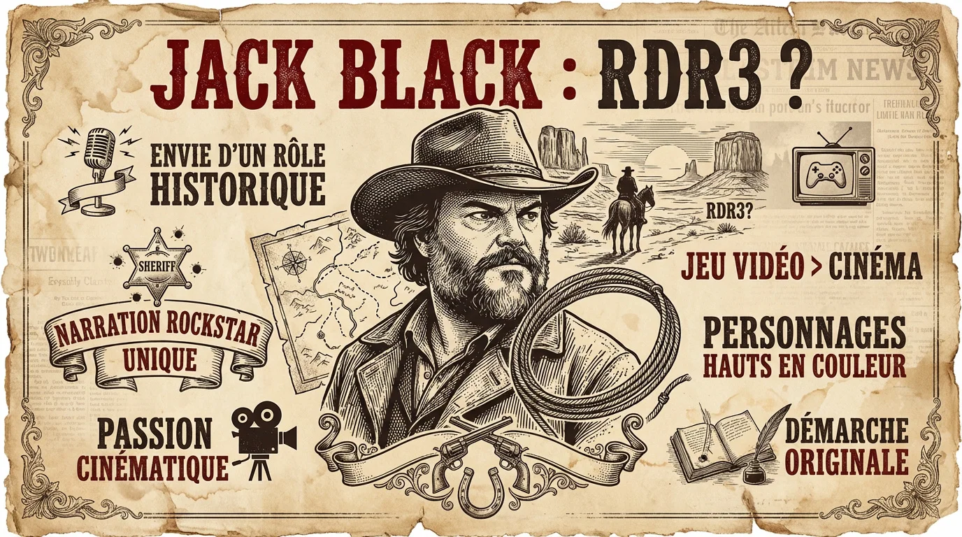 Jack Black dans Red Dead Redemption 3