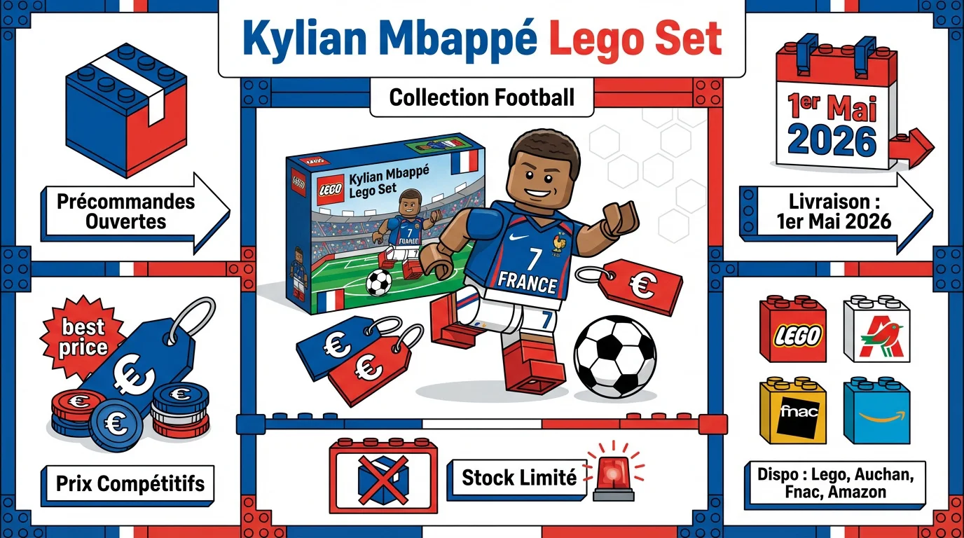 Set LEGO 43013 Kylian Mbappé