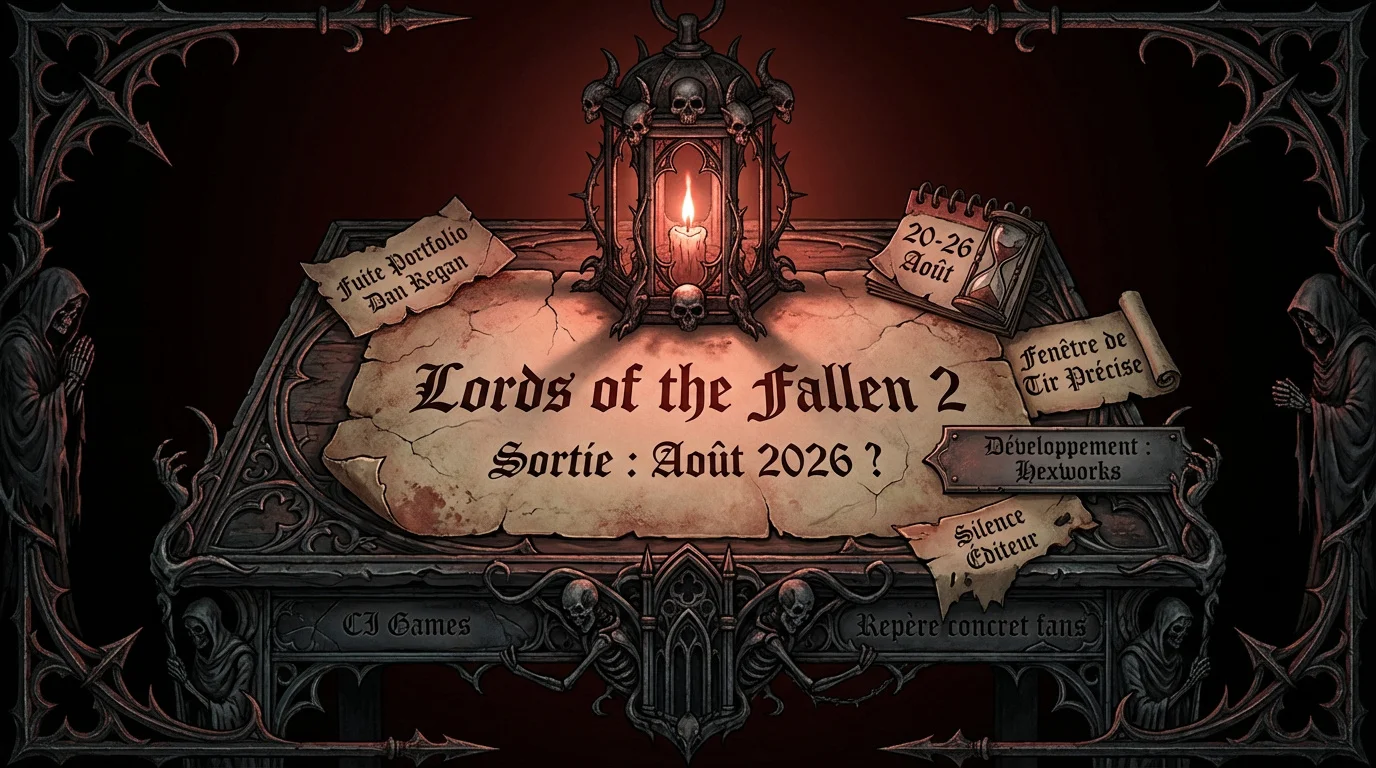 Fuite date de sortie Lords of the Fallen 2 août 2026