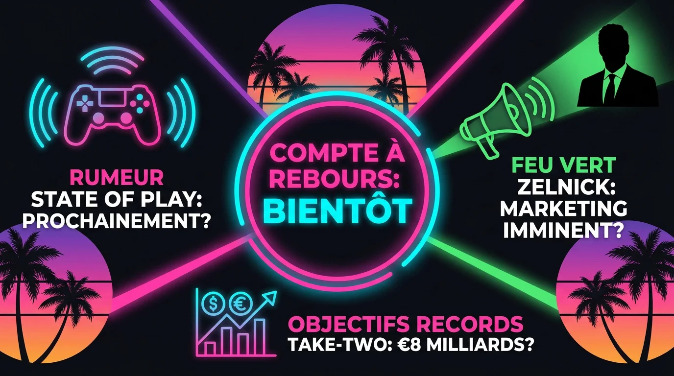 Compte à rebours pour le prochain trailer de GTA 6 et objectifs financiers de Rockstar
