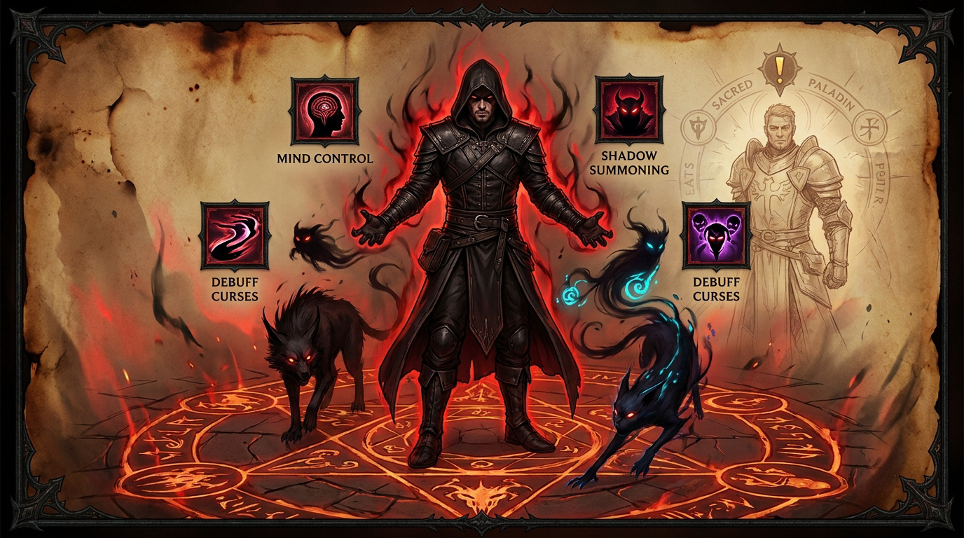 Affrontement épique entre un Démoniste et un Paladin dans Diablo 4