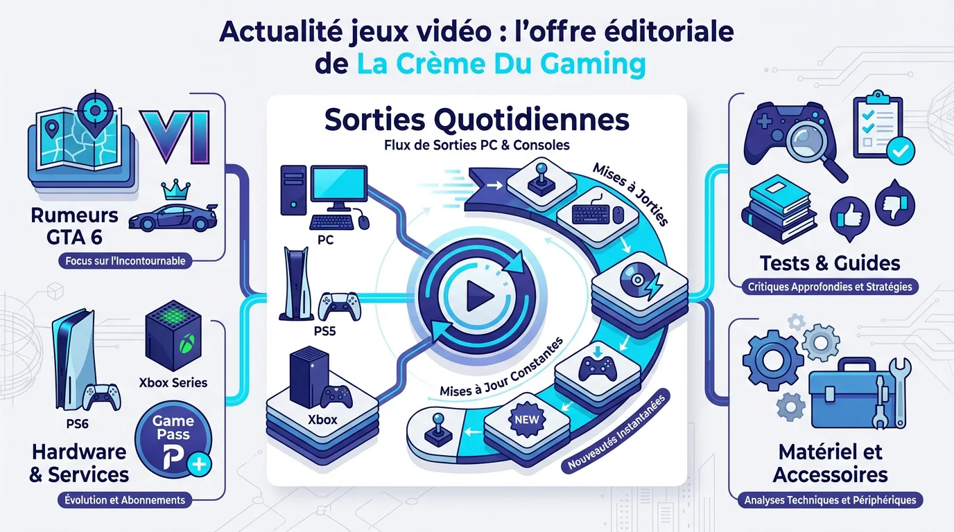 Infographie actualité gaming