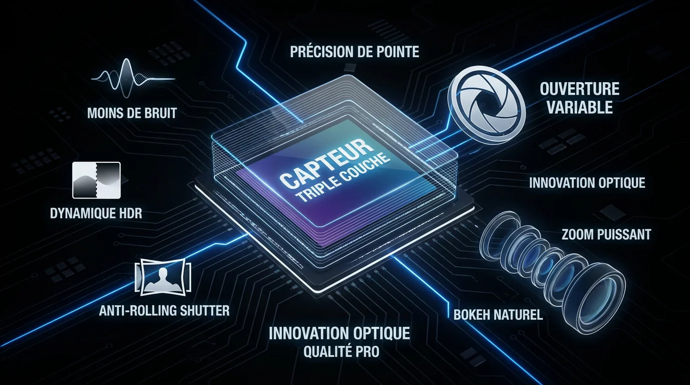 Innovations photographiques des futurs smartphones haut de gamme