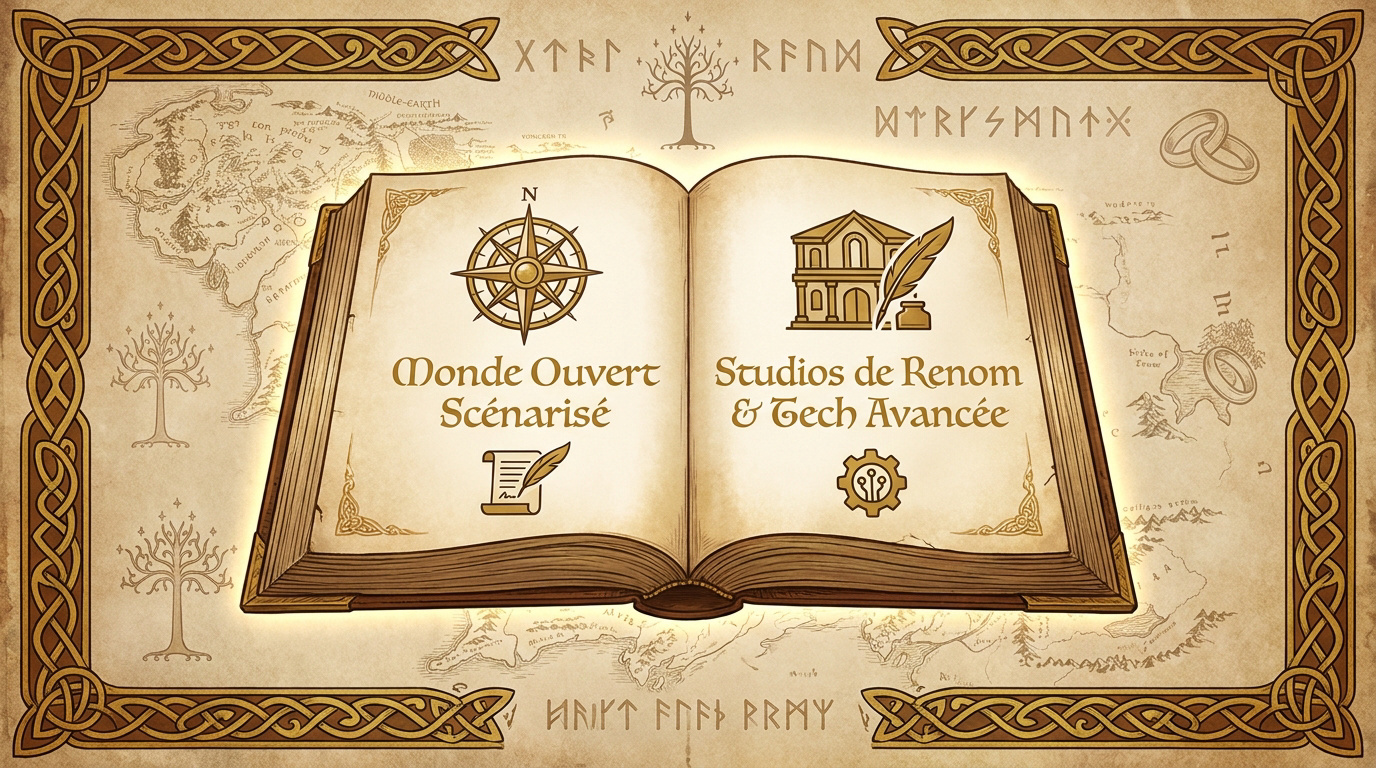 Illustration du nouveau projet de jeu vidéo en Terre du Milieu par Amazon Games