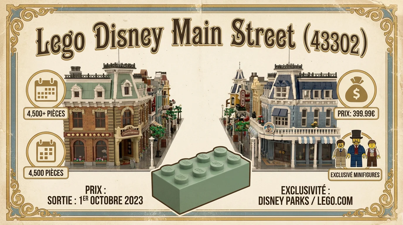 Set LEGO 43302 Disney Main Street U.S.A.