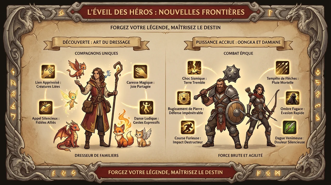 Personnages de Crimson Desert explorant un paysage vaste