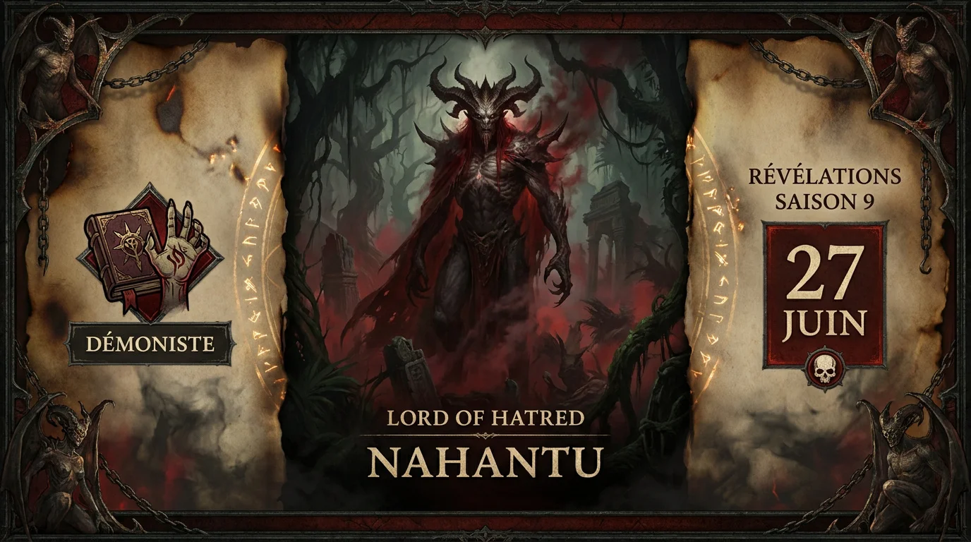 Mephisto régnant sur la jungle de Nahantu dans l'extension Lord of Hatred de Diablo 4