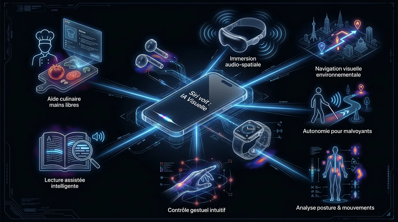 AirPods Pro équipés de caméras pour l'intelligence artificielle de Siri