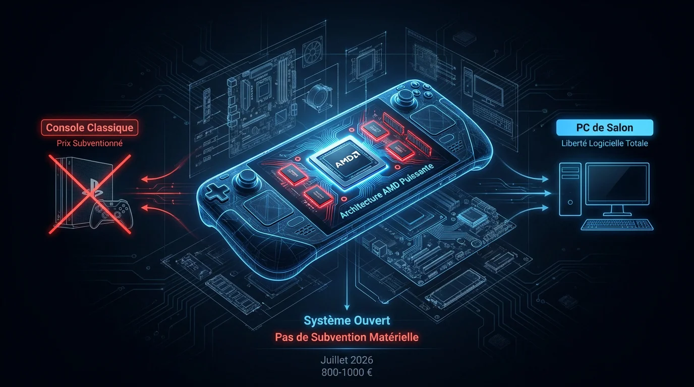 Steam Machine de Valve avec architecture AMD et interface SteamOS