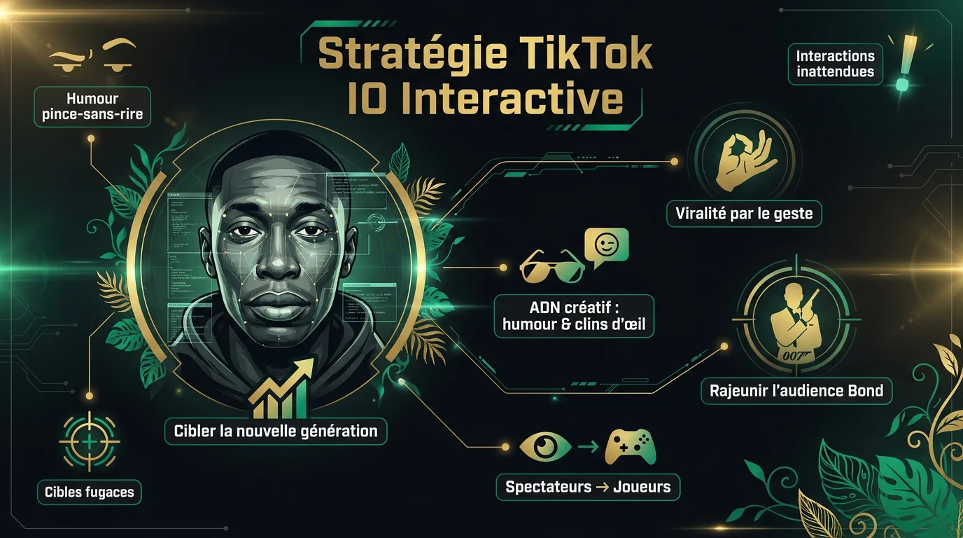 Stratégie marketing IO Interactive avec Khaby Lame pour le jeu James Bond 007 First Light