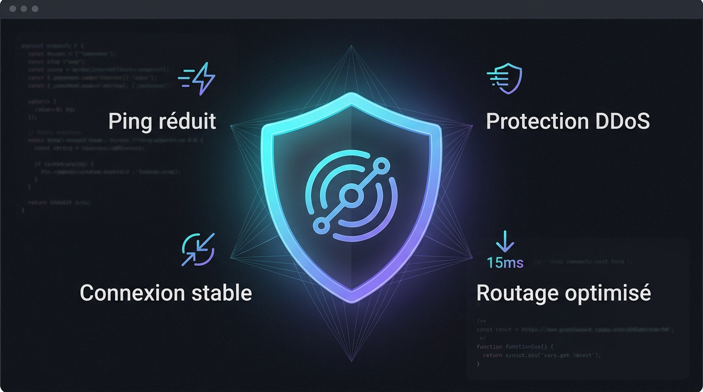 Sécurité réseau et performance gaming avec un bouclier numérique