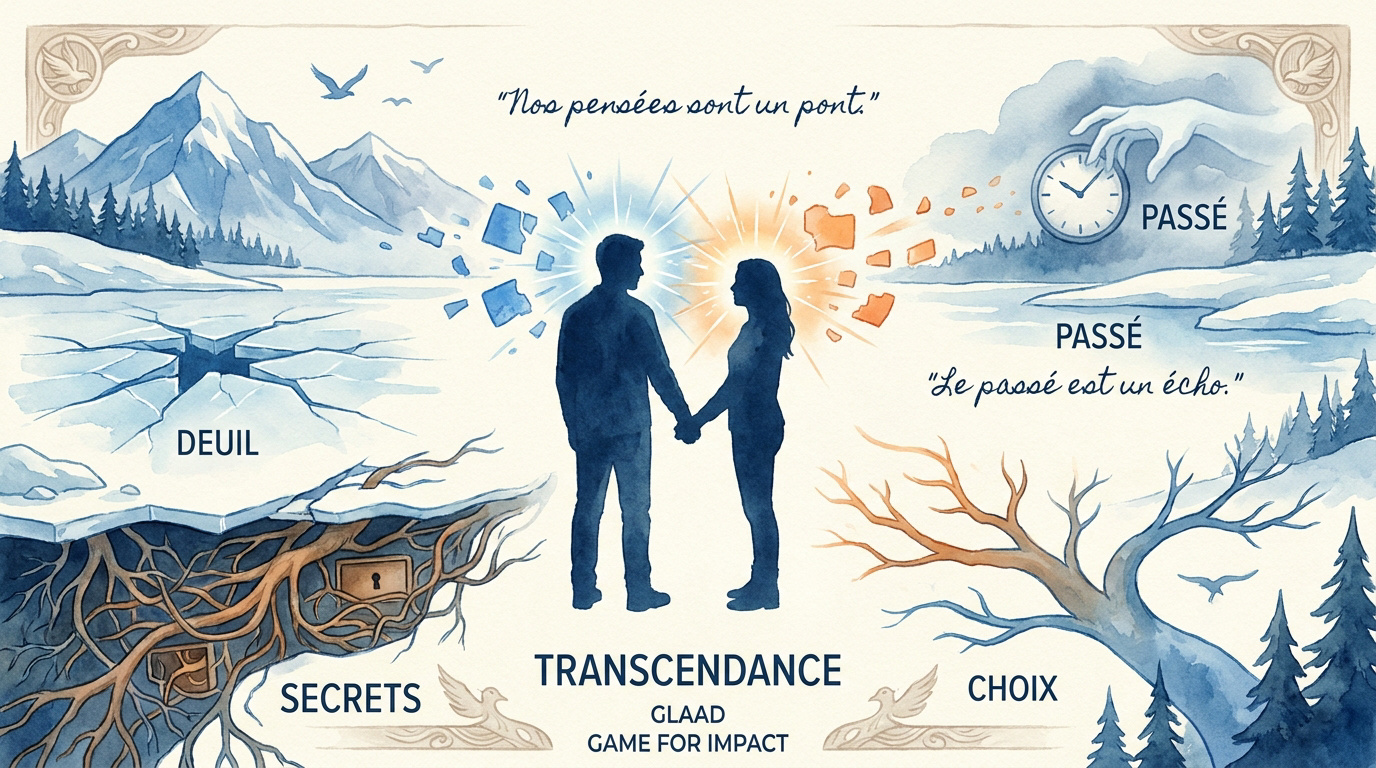 Tyler et Alyson Ronan face aux paysages enneigés de l'Alaska dans Tell Me Why