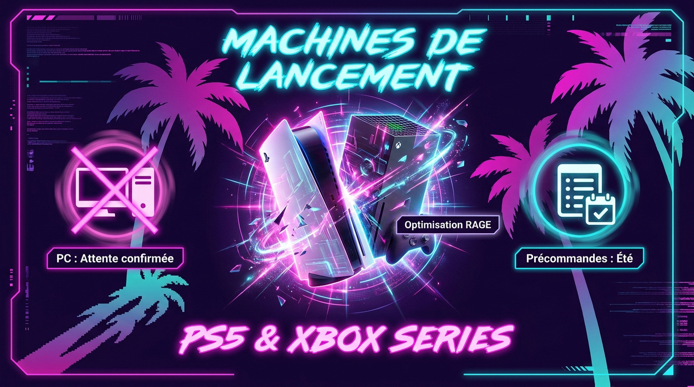 Consoles de jeux PlayStation 5 et Xbox Series X pour le lancement de GTA 6