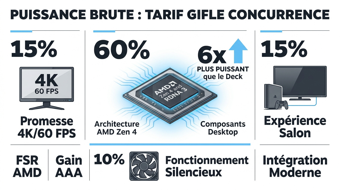 Composants haute performance AMD Zen 4 et RDNA 3 pour Steam Machine